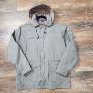 Vintage Woolrich Women's Wool-lined Barn Chore Coat &  Detachable Hood Size L